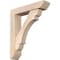Ekena Millwork Olympic Slat Smooth Bracket w/ Offset Brace, Douglas Fir, 5 1/2"W x 24"D x 28"H BKT0604X24X28OLY06SDF - alternate 1